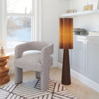 Zuo Violet Floor Lamp - Brown-Assembly required