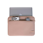Bugatti Commuter Series Laptop Sleeve - 16" - Ash Rose-Reinforced webbing top handle