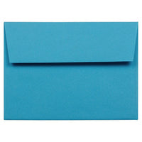 JAM Paper A6 Coloured Invitation Envelopes - 4 3/4 x 6 1/2 - Blue Recycled - 100 Pack-Envelope Features: Square Gummed Flap Closure, High Quality Smooth Paper Finish, Made with 30% recycled materials