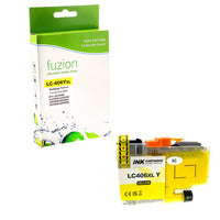 fuzion Brother LC406XLYS Compatible Inkjet - High Yield - Yellow-Yellow