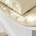 Modway Aperture Round Alcove Accent Chair - White/Ivory-Tufted Cushion Seat