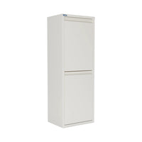 Ceha Canada CK 2-Door Multipurpose Metal Storage Cabinet - 13" W - White-ORGANIZE YOUR SPACE: This metal tilt-out cabinet with hideaway drawer organizes bathrooms, kids' rooms, kitchens, or pantries. Multiple compartments and handles keep items accessible and clutter-free