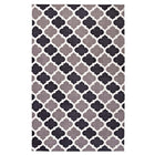 Modway Lida Moroccan Trellis Area Rug - 5 ft W x 8 ft L - Charcoal/Black-Moroccan Trellis Area Rug