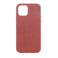 General Supply Goods + Co Vegan Leather Case for iPhone 12/12 Pro - Cognac-Compatible with iPhone 12/12 Pro