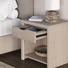Hudson&Canal Clara 24" Rectangular Nightstand - Alder White-Product Dimensions: 18" L x 23.63" W x 24" H