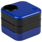 JAM Paper Desk Organizer Supply Set - 4 x 4 x 3.5 - Swivel - Blue-Size: 4 x 4 x 3.5 | Swivel Organizer