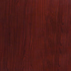 Flash Furniture 36" Square High-Gloss Mahogany Resin Table Top with 2" Thick Drop-Lip-2" Thick Top