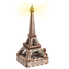 Mr.Playwood Eiffel Tower Eco-light 3D Wooden STEM Model - Set of 163-Eco-friendly 3D STEM model to assemble and customize at school or home