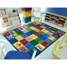 Joy Carpets Around the Block II Area Rug - 5'4" x 7'8" - Multicolour-StainSmart lifetime soil and stain protection cleans easily using only soap and water