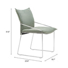 Zuo Pola Dining Chair - Green - Set of 2-6
