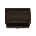 Manhattan Comfort Evelyn 32" Modern 1-Drawer Nightstand - Brown-30 Day Limited Manufacturer's Warranty
