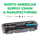 CIG HP 410A Remanfuactured Toner Cartridge - Standard Yield - Cyan-2-year warranty with 100% performance guarantee