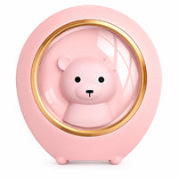 Artikl Bear Behind Window Humidifier - 200 ml - Pink-200 mL top-fill water tank for easy refilling