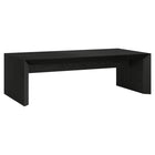 Hudson&Canal Oswin 48"W Rectangular Coffee Table - Black Grain-A modern contemporary design for your living room, den, and more
