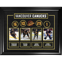 Vancouver Canucks Alumni Player Best of the Best Collage - Framed Print - 36" x 28"-Premium print framed