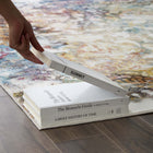 Modway Success Jayla Transitional Distressed Vintage Floral Moroccan Trellis Area Rug - 8 ft W x 10 ft L - Multicolored-100% Soft Cross-Woven Polypropylene