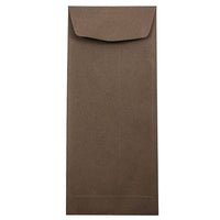 JAM Paper #11 Policy Envelopes, 4.5 x 10.38, Chocolate Brown Recycled, 500 Pack (233716H)-Product Type: Recycled Envelope