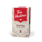 Tim Hortons Chai Tea Specialty - 20 Pack-Tim Hortons Gourmet Teas offers the discerning tea drinker a variety of high quality specialty teas. We invite you to discover and enjoy our wide selection of extraordinary teas at home