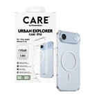 PanzerGlass CARE Clear Urban Explorer MagSafe Case for iPhone 17 Air - White Ring-1 Year Limited Manufacturer Warranty