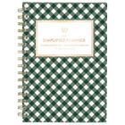 AT-A-GLANCE 2027 Emily Ley Simplified Small Weekly/ Monthly Planner - 8-1/2" H x 6" W - Gingham - Bilingual-12 tabbed months: January - December 2027