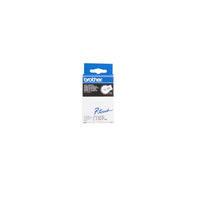 Brother TC201 Label Tape - 12mm - Black on White-Brother P-Touch TC series label tape