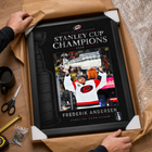 Frameworth Carolina Hurricanes 2026 Stanley Cup Champions: Frederik Andersen PhotoGlass Framed Photo - 18" W x 22" H-Product-type accurate build: PhotoGlass construction fuses the image to the glass itself and the glass surface wipes clean with a soft dry cloth