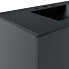 Modway Vitality 36" Bathroom Vanity - Grey/Black-Assembly Required