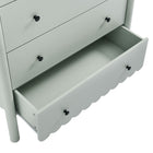 Modway Emmeline Scalloped 5-Drawer Chest - Sage-7