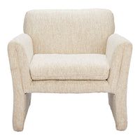 Zuo Dobra Accent Chair - Oatmeal Beige-Armrest support