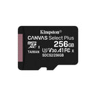 Kingston 256 GB Canvas Select Plus MicroSD Card with SD Adapter-Class 10 UHS-I speeds up to 100MB/s