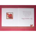 Rosedale Valentine's Day Greeting Cards & Envelopes - 5-1/2" x 8" - Red Heart - 12 Pack-Printed on premium uncoated paper