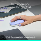 Logitech Pop Icon Bluetooth Keyboard & Mouse Combo - Lilac-Easily Hop Across 3 Devices: Connect with Bluetooth to up to 3 wireless devices across OS (Windows, macOS, iPadOS, iOS, ChromeOS) and switch between them with a press of the Easy-Switch button
