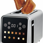 Salton Touchscreen 2 Slice Toaster - Stainless Steel-No more guessing! select from 6 precise shade settings 