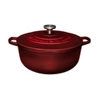Maxwell & Williams Cast Iron Covered Casserole - 6.2L - Merlot-Made from Australian Iron for exceptional durability and performance