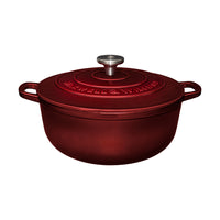 Maxwell & Williams Cast Iron Covered Casserole - 6.2L - Merlot-Made from Australian Iron for exceptional durability and performance