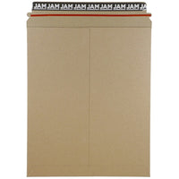 JAM Paper Photo Mailer Stiff Envelopes with Self Adhesive Closure, 11 x 13.5, Brown Kraft Recycled, 20 Pack (8866644g)-Brown