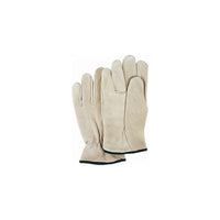 Zenith Safety Driver's Gloves, Grain Cowhide Palm, X-Large - 12 Pack-Inner Lining Unlined