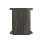 Manhattan Comfort Alure 20" Contemporary End Table - Charcoal-Available in three finishes: Walnut, Natural Oak, and Charcoal