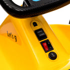 Qaba 6V 7AH Electric Battery Powerd Kids Go Kart - Yellow-Colour: Yellow 