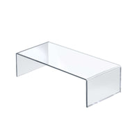 Azar Acrylic Laptop Stand - 15.25" x 8" - Clear-Sold in packs of one