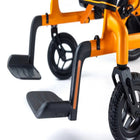 Monarch Carbon Flyer Lightweight Electric Wheelchair - Orange-Easy to transport and store for travel and home use