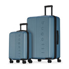 Bugatti The Classic 2-Piece Hardside Luggage Set - Blue-Made from a durable blend of ABS and polycarbonate composite