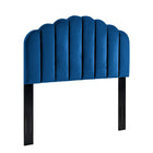Modway Veronique Performance Velvet Full/Queen Headboard - Navy-Channel Tufted Headboard
