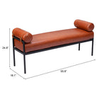 Zuo Barrow Bench - Brown-8