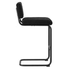 Modway Parity Boucle Counter Stools - Black Black - Set of 2-Assembly Required