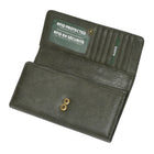 Roots Ladies Pocket Clutch Wallet - Olive-21 Credit slots