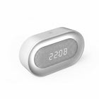 DAC LED Night Light with Alarm Clock - White-Up to 3 alarm settings with snooze for flexible wake-ups