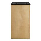 Modway Appia 24" Bathroom Vanity - Oak/Black-8" Centerset Holes