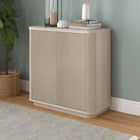 Hudson&Canal Easton 32"W Accent Cabinet - Alder White-Base, top, and shelves are crafted of sturdy MDF in an Alder White finish