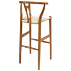 Modway Amish Wood Bar Stool - Walnut-Sturdy construction